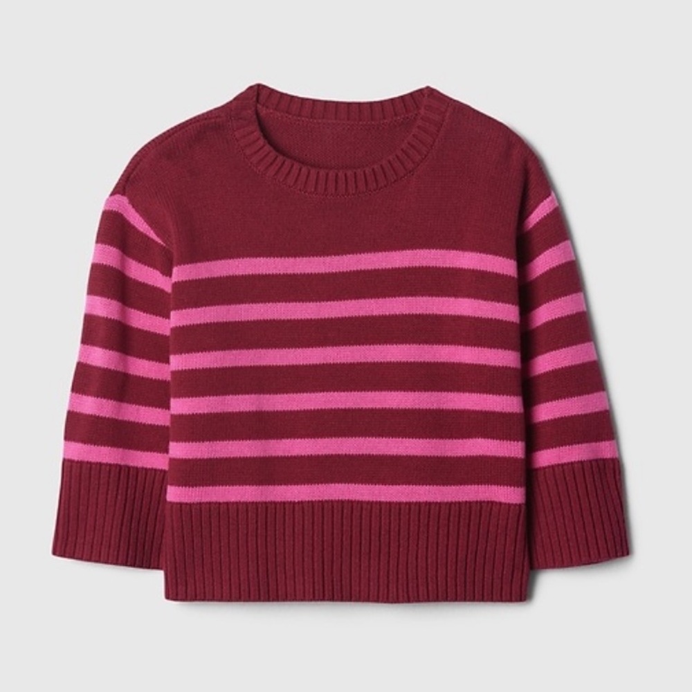 babyGap Split-Hem Crewneck Sweater